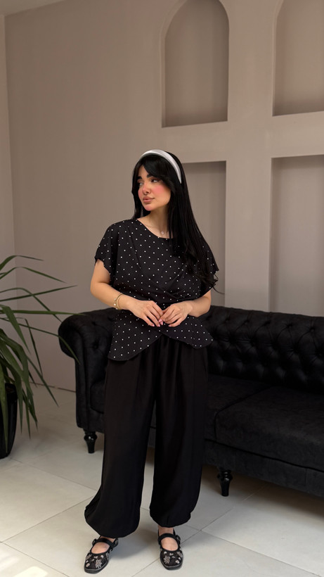 شومیز خال خالی