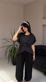 شومیز خال خالی